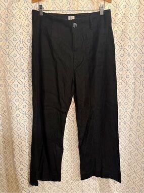 Anthropologie Meave Collette aBlack Straight-Leg Pants